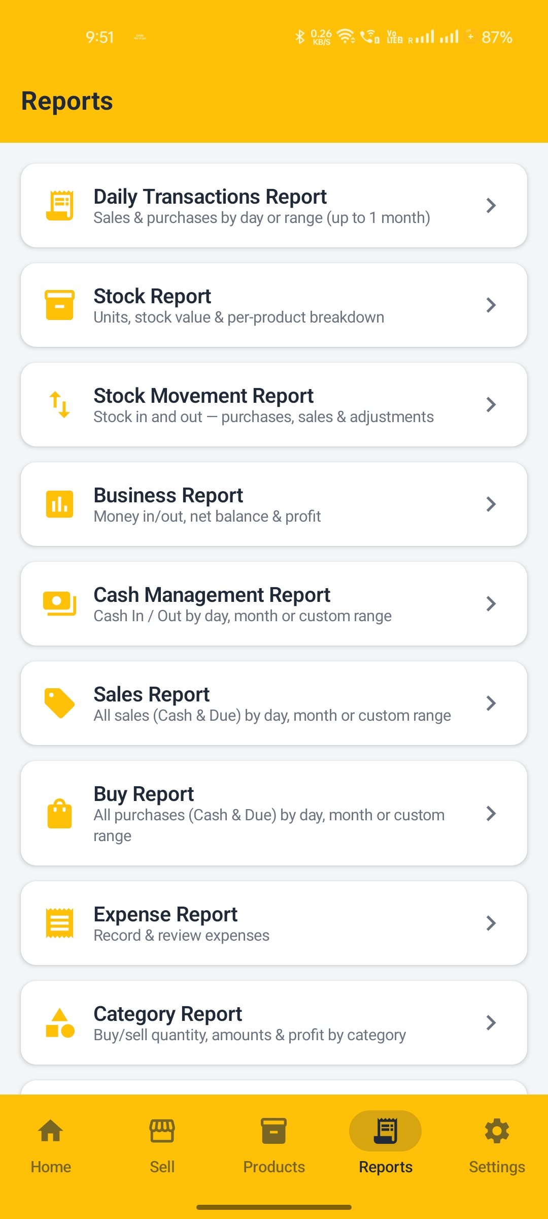 Mini POS offline billing app screenshot 4