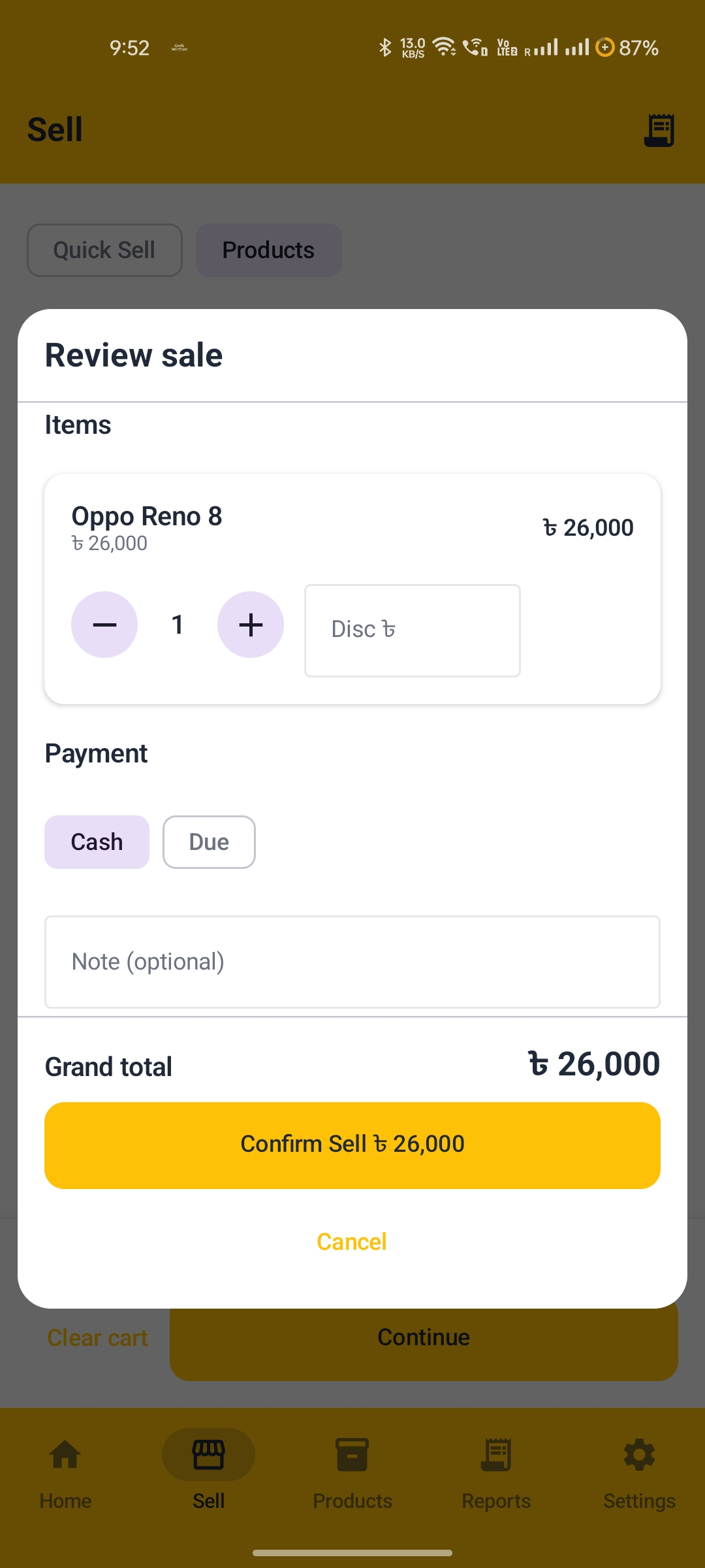 Mini POS offline billing app screenshot 6