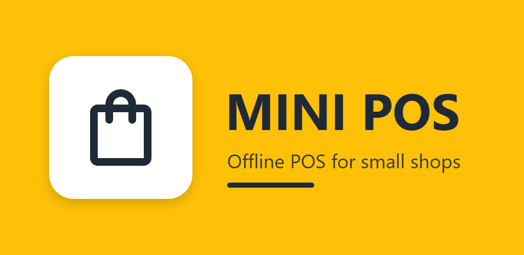 Mini POS offline billing and POS app for small shops, English version